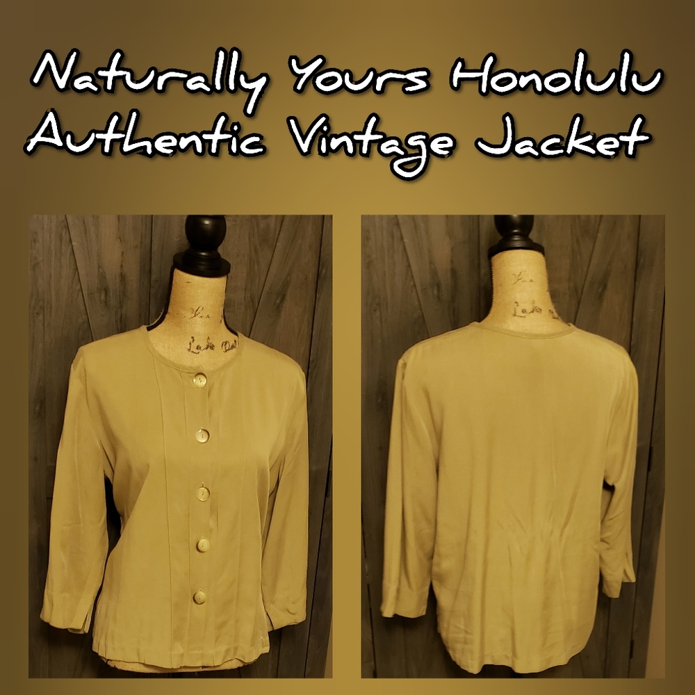 Naturally Yours Honolulu Tan Jacket